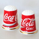 コカコーラ Coca Cola ドリンク Drink 指貫き イギリス アドバタイジング ADVERTISING 会社や製品のロゴ 広告 【中古】