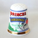 プリンセス オイルサーディン Princes Sardines Vegetable Oil 指貫き イギリス　アドバタイジング　ADVERTISING　会社や製品のロゴ　広告　【中古】