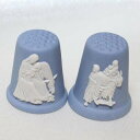 1990年クリスマス限定 セット 聖母マリア ロバ マタイの福音書 エジプトへの旅 ジャスパー ウェアー Jasperware ブルー ウェッジウッド Wedg...