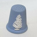 1981年 モミの木 ブルー クリスマスツリー Christmas tree ジャスパーウェアー Jasperware クリスマス シンブル 指貫き ブルー ウ...
