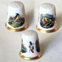 TCC ウェッジウッド Wedgwood ミュージアム コレクション バード 鳥 1997年 シンブル 指貫き ソーイング キルト パッチワーク コレクション ...