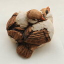 【 ARTEFICE OTTANTA 】 イタリア アルテフィーチェ オッタンタ 小鳥 Bird フィギュア 置物 【中古】