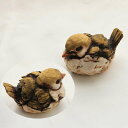 【 ARTEFICE OTTANTA 】 イタリア アルテフィーチェ オッタンタ 小鳥 Bird フィギュア 置物 【中古】