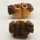 【 ARTEFICE OTTANTA 】 イタリア フクロウのペア アルテフィーチェ オッタンタ OWL アウル ふくろう フィギュア 置物 【中古】