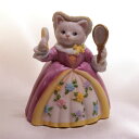 赤いドレス プリシラ おめかし中 可愛い猫のフィギュア シュミッド Schmid キティ キューカンバー キャット ねこ ネコ ハンドペイント B.Shackm...