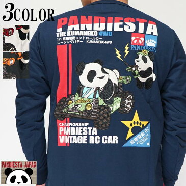 パンディエスタ PANDIESTA ロング Tシャツ パンダ ラジコン 車 和柄 530212 送料無料【パンディエスタから新作ロングTシャツが登場!!】