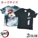 鬼滅の刃 キッズサイズ 竈門 禰豆子 プリント Tシャツ 半袖 ONI-2108【バンソンなどを手掛けるNEVERMINDから新作Tシャツが登場!!】