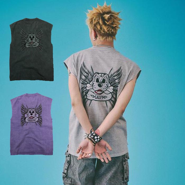 スーパーセール GALFY ガルフィー タンクトップ メンズ レディース バスケ 「チーム犬」メッシュタンク 142054 送料無料