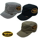 VANSON バンソン キャップ 帽子 メンズ ワークキャップ NVCP-2503