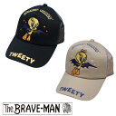 THE BRAVEMAN ブレイブマン ルーニー テューンズ コラボ CAP ツイルキャップ メッシュ トゥイーティー LTB-2503(4)