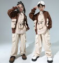 キッズダンス衣装 ロングパンツ ブルゾン 帽子パーカーヒップホップダンス ブルオーバー女子/男子ダンス衣装 ヒップホップジャズダンス衣装ダンス キッズhiphopjazzダンス服舞台演出服ステージ演出服 社交ダンス衣装 キッズダンス衣装 コスチューム120cm -180cm