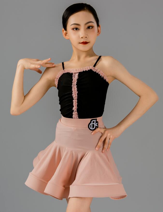 樂天商城 - ダンス衣装 子供ダンス ラテンダンス衣装 黒 レオタード スカート2点セット ダンス衣装 女の子 ダンス衣装 お試合バレエ ダンス練習着 セクシーダンス衣装 レッスン着 演出服 ダンス衣装 団体服 舞台服 ダンス 練習 学園祭 発表会 イベント 新体操 練習 団体着110 -170cm