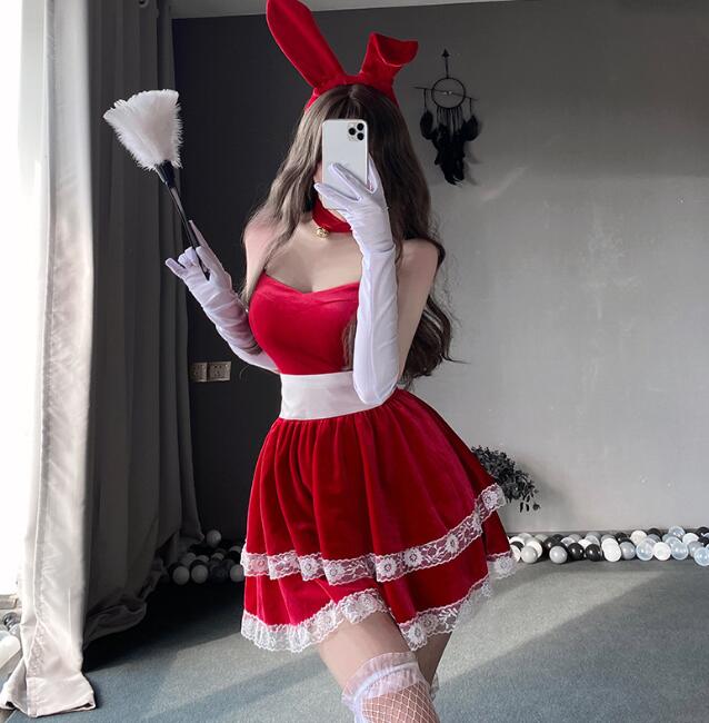 樂天商城 - サンタコス セクシー 可愛ドレス ミニワンピース3色 レース cosplayワンピース サンタクロースドレス ワンピース サンタ 衣装 サンタ可愛いコスプレ衣装 サンタクロス コスチューム 女性 大人 サンタクロース サンタコスプレ セクシーサンタ サンタランジェリー