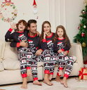 親子ペアパジャ マクリスマスパジャマルームウェア リスマス衣装 サンタ帽子柄パジャマ カップル メンズ/レディースルームウェア ベビー 子供 ママ パパ 家族お...