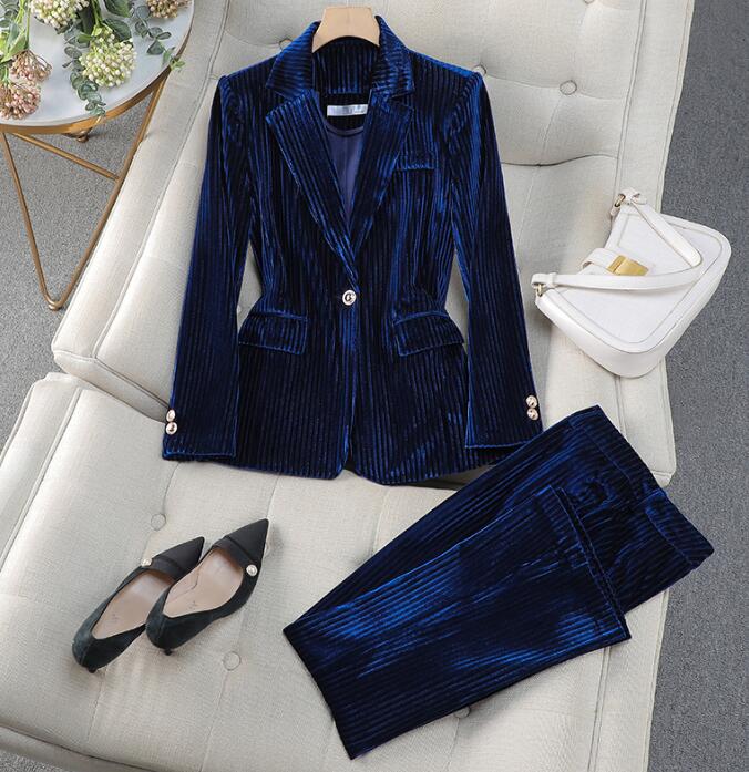 レディーススーツセット パンツスーツ ビジネススーツ ジャケット パンツスーツ 4色 セットアップ コート単品対応可能 OLフォーマル ママスーツ お宮参り 卒...