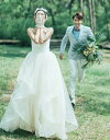 花嫁ドレス ウェディングドレス 可愛い シンプル 結婚式 パーティー フリンジ オフショルダー オフショル ブライダルドレス 前撮り 後撮り 撮影 ロング丈 二...