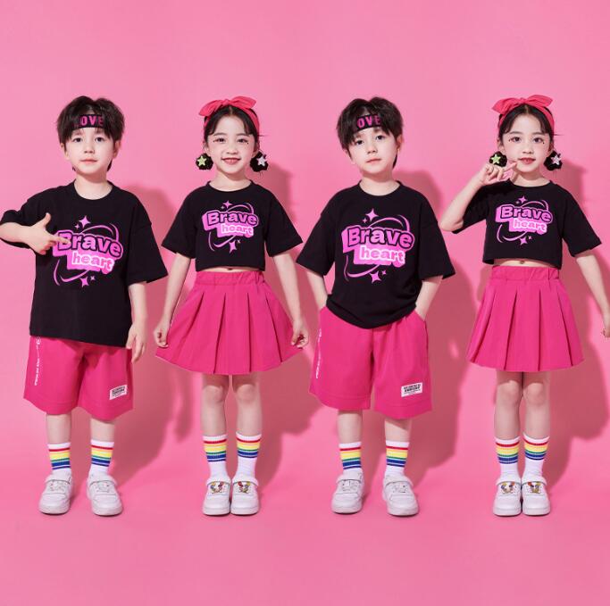 子供ダンス衣装 チアガールダンス衣装 子供ダンス 半袖シャツ ショートパンツ スカート 女子ダンス 男子ダンス セット 単品対応可能 子供ダンス衣装 ダンス衣装 子供 ヒップホップ ダンス衣装 ダンスウェア サルエルパンツ jazz hipjop ダンスウェア110-180cm