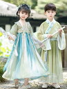 子供コスプレ衣装 漢服 蝶刺繍チャイナドレス 女の子 男の子 チャイナ服 お姫様 可愛い 男の子竹柄 男トップス+パンツセット チャイナ服セット エスニック 中華 コスチューム学園祭 団体服 舞台衣装 ステージ衣装イベント ハロウィン 衣装 緑110 120 130 140 150 160