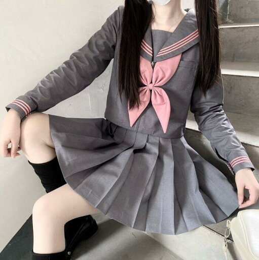 学園風衣装 セーラー服 半袖/長袖あり JK制服 ミニスカート演出服 学生服 上下セット 女子高生 大人 日系衣装 ゴシック&ロリータ風セーラー服 トップス+カート 蝶リボン 中学生 高校生 スクール 制服 クリスマス ハロウィン コスプレ衣装S M L XL 学園風衣装 セーラー服 半袖/長袖あり JK制服 ミニスカート演出服 学生服 上下セット 女子高生 大人 日系衣装 ゴシック&ロリータ風セーラー服 トップス+カート 蝶リボン 中学生 高校生 スクール 制服 クリスマス ハロウィン コスプレ衣装S M L XL