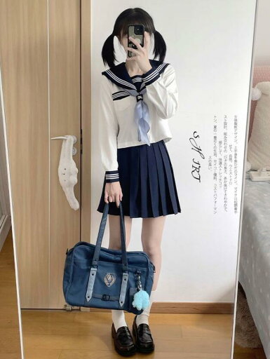 セーラー服 3点セット 半袖/長袖あり JK制服 ミニスカート ミモレ丈スカート演出服 学生服 女子高生JK制服 女子 大人 日系衣装 ゴシック&ロリータ風セーラー服 トップス+カート 蝶リボン 中学生 高校生 スクール 制服 クリスマス ハロウィン コスプレ衣装S M L XL 2XL セーラー服 3点セット 半袖/長袖あり JK制服 ミニスカート ミモレ丈スカート演出服 学生服 女子高生JK制服 女子 大人 日系衣装 ゴシック&ロリータ風セーラー服 トップス+カート 蝶リボン 中学生 高校生 スクール 制服 クリスマス ハロウィン コスプレ衣装S M L XL 2XL