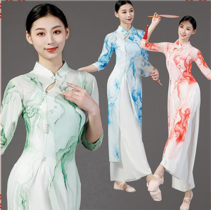 商品名 社交ダンス衣装 チャイナドレス ワンピース 色 画像参考 サイズcm M ワンピース丈106　バスト80　袖丈58　体重42.5-47.5kg L ワンピース丈106　バスト84　袖丈58　体重47.5-52.5kg XL ワンピー...