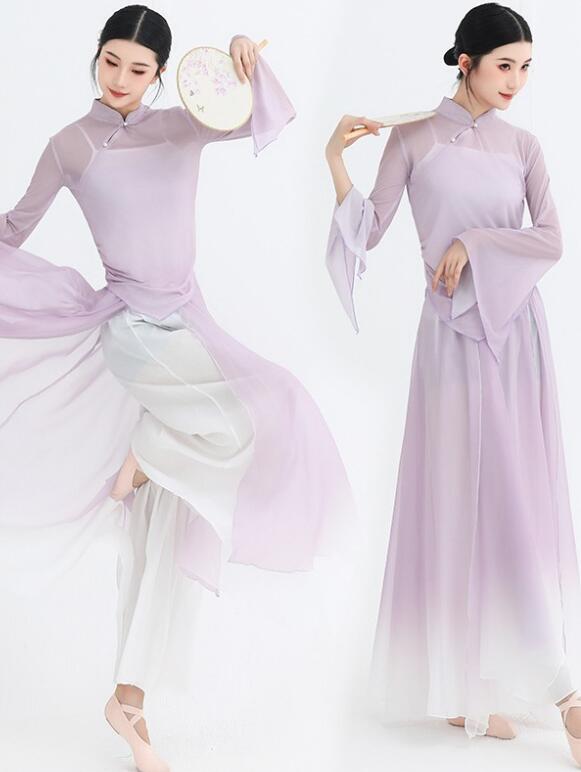 社交ダンス衣装 紗衣+キャミソール+パンツの3点セット 古典ダンス衣装 モダンドレス レディース メッシュブラウス ガウチョパンツ ワイドパンツ タンゴ 社交ダンス 衣装 ダンスレッスンウェア 練習着 新体操 ダンス 発表会 大人 ジュニアS M L XL