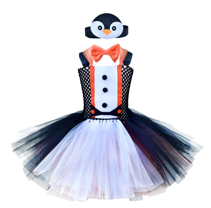 樂天商城 - 子供コスチューム コスプレ衣装 コスプレ 3点セット ペンギン 仮装ワンピースハロウィン コスプレ 子供 変装 衣装 子供 可愛い ワンピース ハロウィン 衣装 アリス アニメ ハロウィン 仮装 子供 ハロウィン 衣装 面白い 女の子 ハロウィン仮装 コスプレ衣装