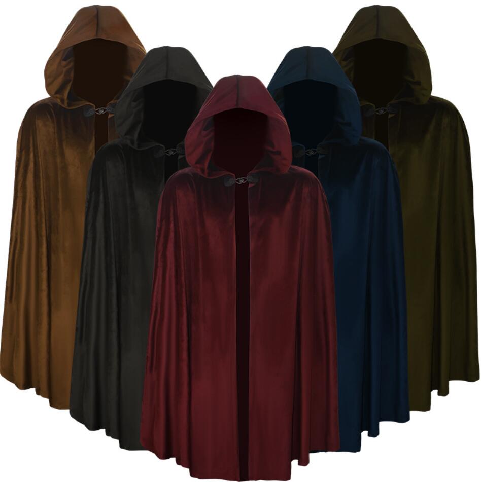 樂天商城 - ロング丈マントシャミ 欧米風 ハロウィン衣装 フード付き ロング丈 マント 中世　コスプレ衣装 コスチューム衣装 ケープ ポンチョ ボレロ 魔女 悪魔 吸血鬼 死神 コスプレ 仮装 ハロウィン イベント 文化祭 部活 コスチューム パーティー用 イベント