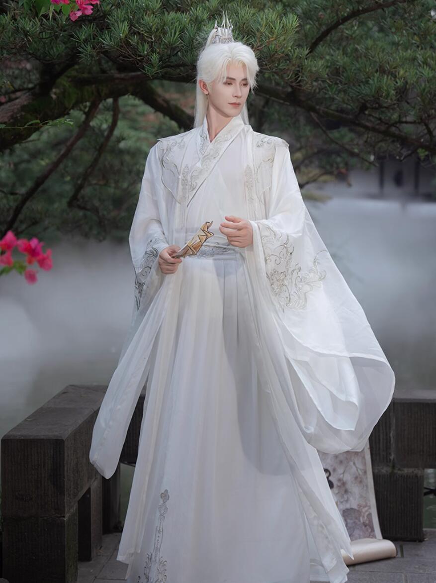 大人 暗黒系 中華コスプレ衣装 メンズ レディース おしゃれ 漢服 チャイナ服 羽織付き 仙侠 武侠 コス..