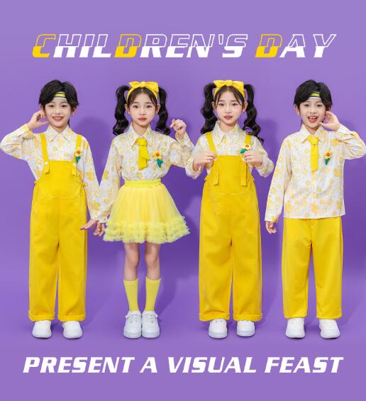 キッズダンス衣装 チアガール衣装 長袖シャツ スカート パンツ サロペット運動会 可愛いシャツジャズダンス衣装 舞台 ステージ衣装ダンス衣装 ダンス衣装男の子 女の子 小学生 中学生 韓国 演出服 舞台服 発表会 団体服 普段着 ジャズダンス HIPHOP K-POP