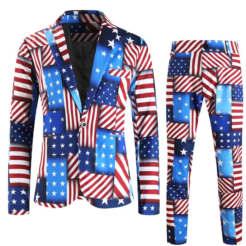 クリスマス衣装 司会者 メンズスーツセット パープル クリスマススーツ メンズ クリスマスパーティー衣装 メンズ 舞台 演出服 総柄スーツ コート パンツ サンタクロース シンガー カラオケ 魔術師 演出服 花柄スーツスーツ t単品/2点セット 対応可能