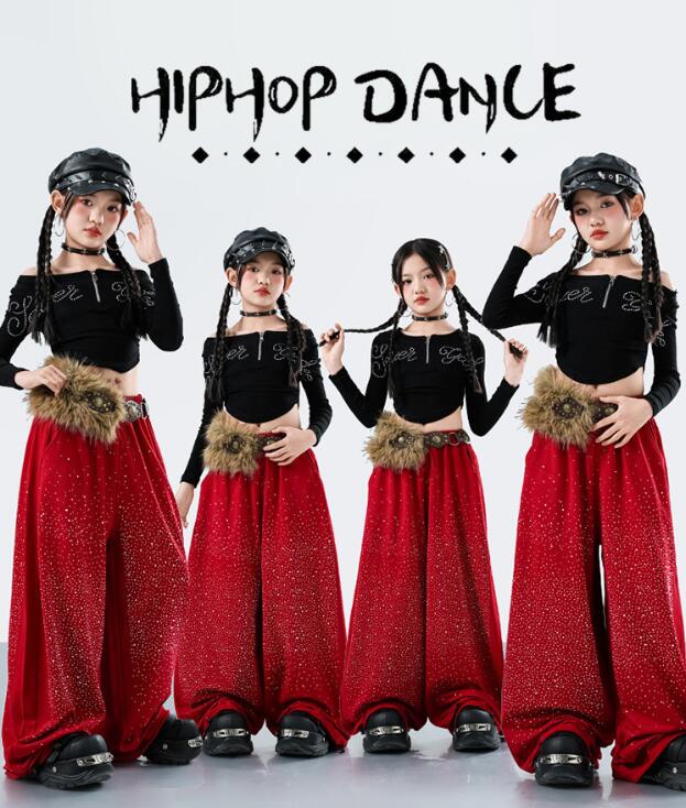 樂天商城 - 子供ダンス衣装 女の子 ジャッズダンス衣装子供ダンス衣装 女の子ダンス ジャズダンス衣装 ダンス衣装　長ズボンヒップホップ 衣装 舞台 ステージ衣装 余興 hiphopダンス衣装 学生 結婚式 演出服 舞台服 発表会 団体服 普段着 ジャズダンス HIPHOP