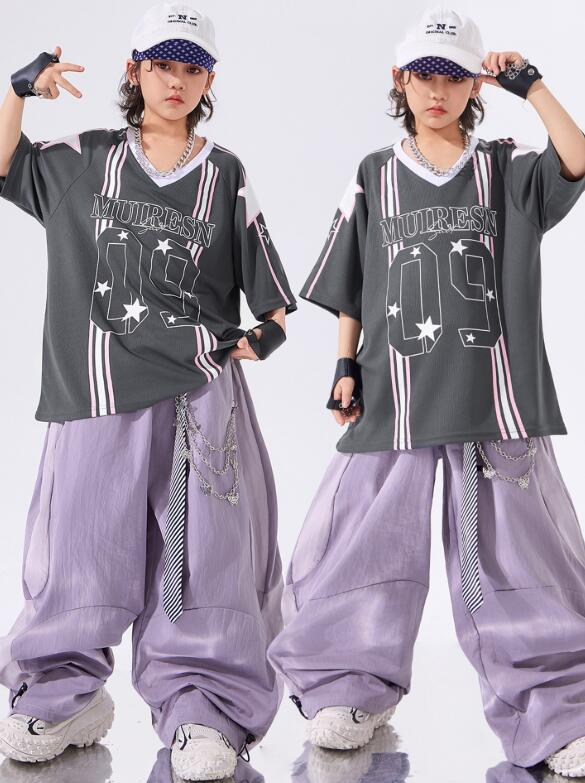 Rakuten - キッズダンス衣装 ヒップホップ半袖シャツ男の子ダンス衣装 キッズジャズダンス衣装 パンツヒップホップ ダンス衣装 シャツ　 夏キッズダンスセット普段着 可愛いダンス衣装 ダンス衣装 チアダンス衣装卒業式入学式イベント　舞台演出服　運動会110-180cm