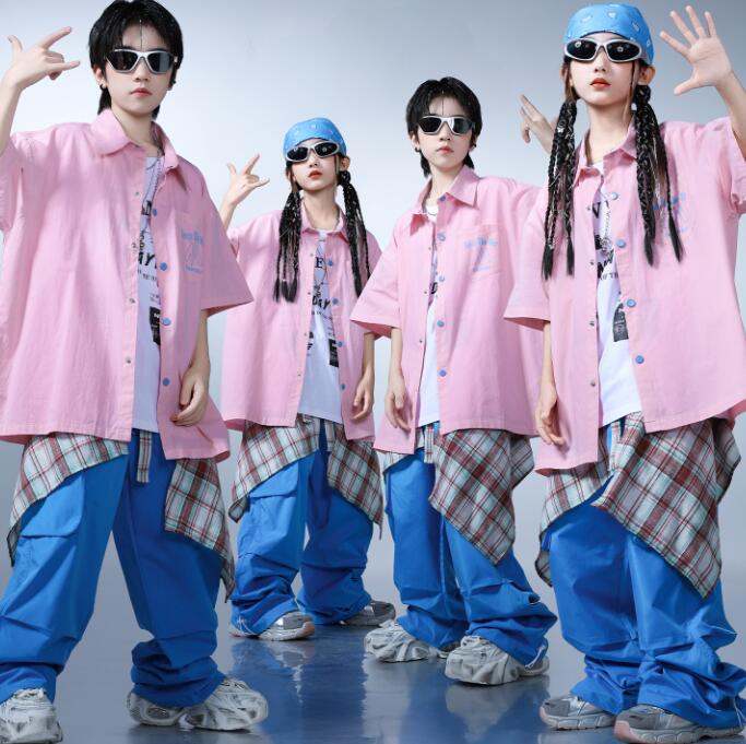 樂天商城 - シャツコート 子供ダンス衣装 女の子/男の子ダンス衣装 ガーコパンツ ヒップホップ パンツ ジャズダンス衣装 女の子ダンス衣装 夏キッズダンスセット普段着 可愛いダンス衣装 ダンス衣装 可愛いチアダンス衣装卒業式入学式イベント運動会110-180cm