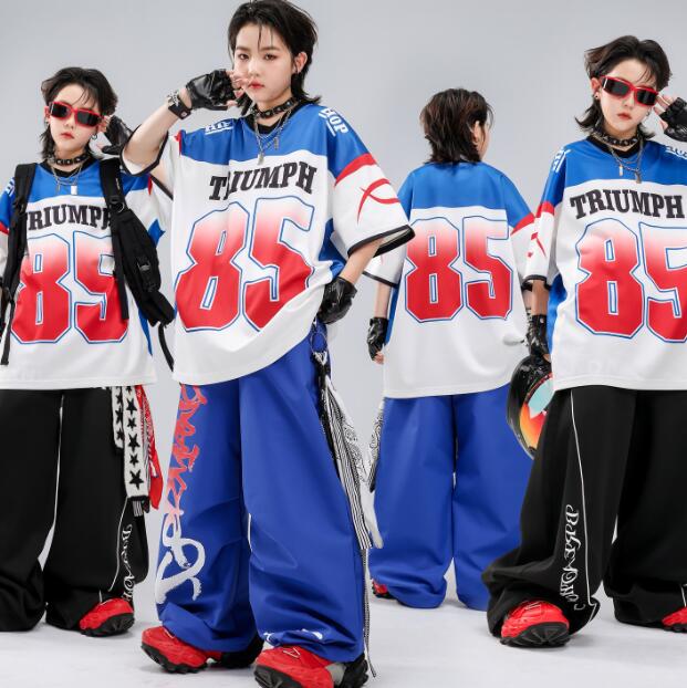 Rakuten - ジャズダンス衣装 ゆったりトップス 子供ダンス衣装 ロング丈パンツ ガーコパンツ ジャズダンス衣装 ジャズダンス衣装 舞台演出服 演出服ダンス衣装 男の子 jazz hiphop かっこいい ダンス衣装 学園祭 文化祭 舞台衣装チアダンス衣装卒業式入学式イベント運動会110-180cm