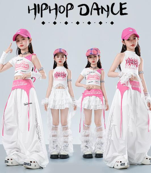 Rakuten - フリル付きシャツ ダンス衣装 ジャズダンス衣装 スカート ガーコパンツ ヒップホップダンス衣装 舞台演出服 演出服ダンス衣装 女の子 jazz hiphop かっこいい ダンス衣装 学園祭 文化祭 舞台衣装 可愛いチアダンス衣装卒業式入学式イベント運動会110-180cm
