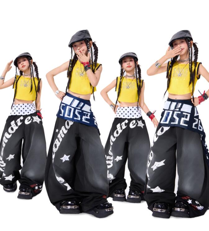 デニムパンツ 女の子ジャズダンス衣装 臍出し 子供ジャズダンス衣装 ガーコパンツ ヒップホップダンス衣装 舞台演出服 演出服ダンス衣装 jazz hiphop かっこいい ダンス衣装 学園祭 文化祭 舞台衣装 可愛いチアダンス衣装卒業式入学式イベント運動会110-180cm maybe02-10003355 maybe02shop パッケージ画像