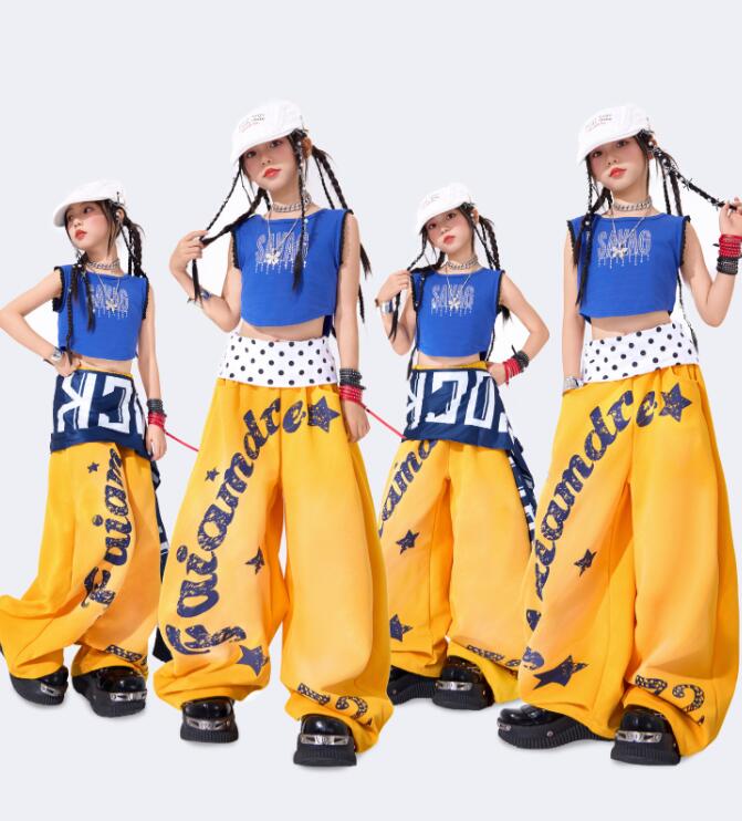 乐天商城 - 女の子ジャズダンス衣装 子供ジャズダンス衣装 ガーコパンツ ヒップホップダンス衣装 舞台演出服 演出服ダンス衣装 jazz hiphop かっこいい ダンス衣装 学園祭 文化祭 可愛いチアダンス衣装卒業式入学式イベント運動会110-180cm