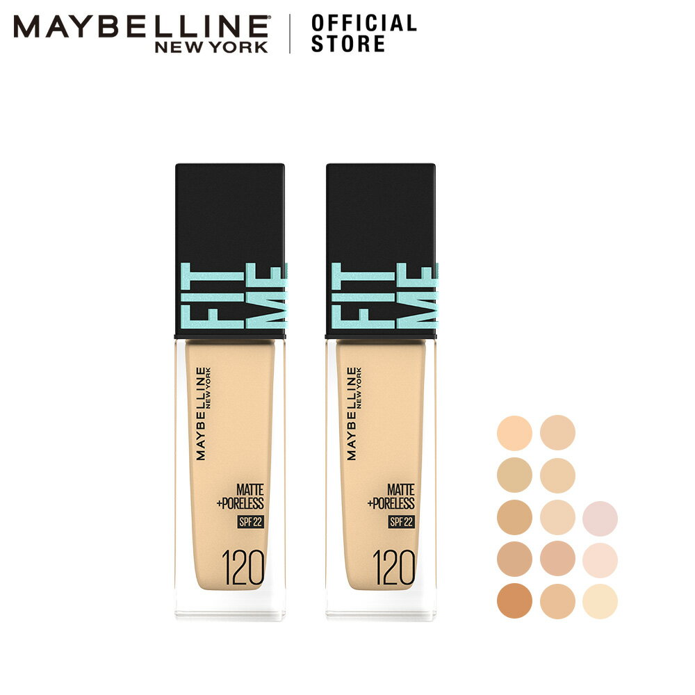 メイベリン フィットミー リキッド ファンデーション R マット さらさら SPF22 素肌感 崩れにくい 30ml 2個セット Maybelline 送料無料