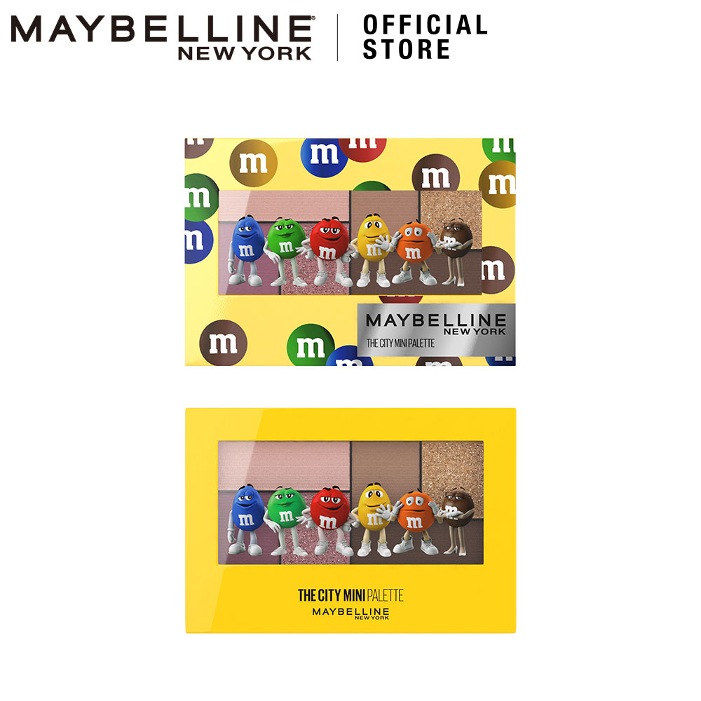 メイベリン シティミニパレット MM01 M&M's エムアンドエムズ Maybelline 送料無料