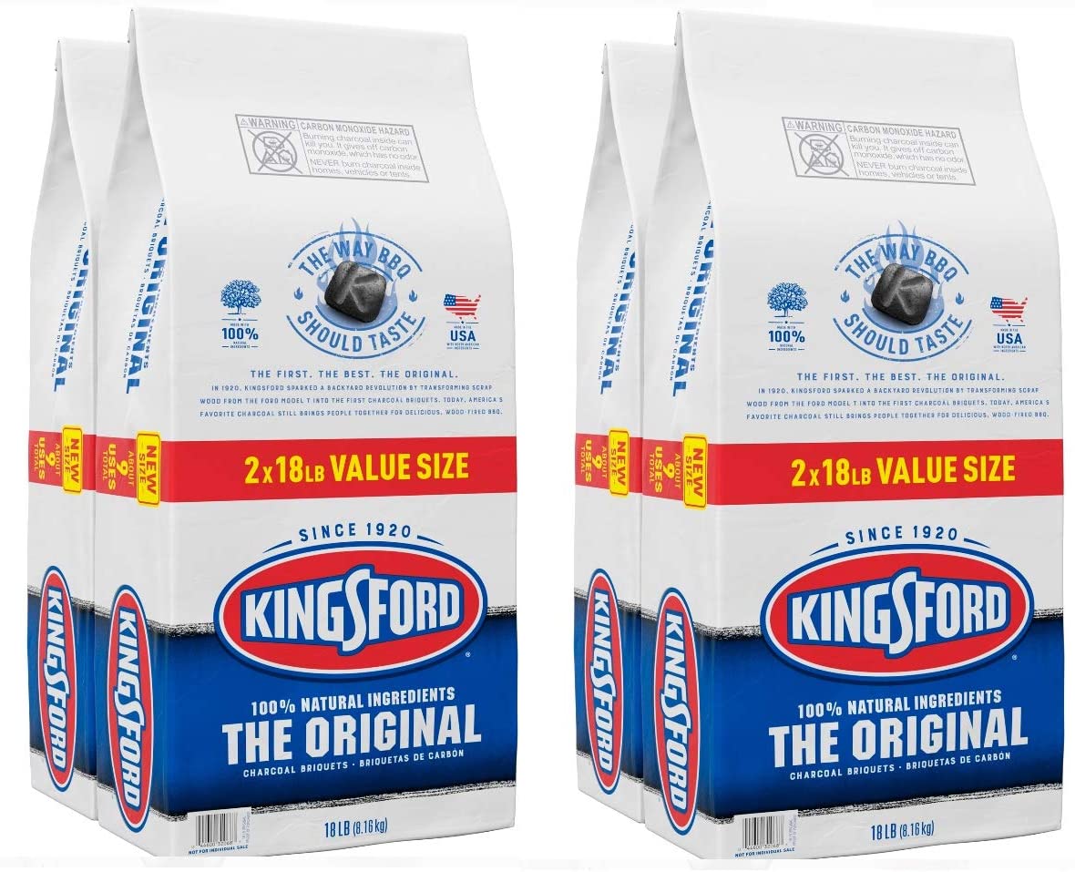 キングスフォード オリジナルチャコール 8.16kg x 4袋セット Kingsford Regular Charcoal Original 18lb x 4 BAGS SET（北海道・沖縄・離島配送費は別料金）