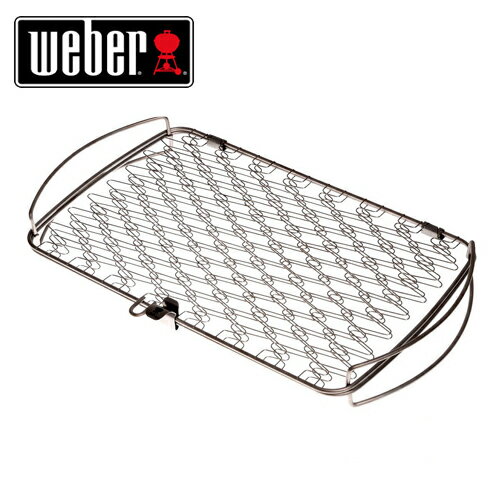 Weber 6471 EF[o[ tBbVoXPbg [WLarge Stainless Steel Fish BaskeBBQ ANZT[