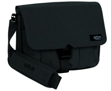 stm scout medium laptop shoulder bag black】dp-0961-03 ネットワーク/ビジネスバッグ/ipad専用ケース/メンズ/レディース /カジュアル ブランド// 海外ブランド/オーストラリア/クリーナー/機能性重視/軽量/通勤/通学