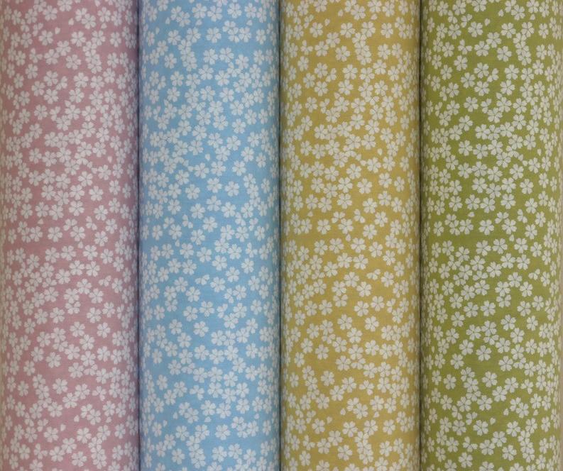 スケア 生地 花柄 桜 フラワー 和調 和柄 シーチング 綿100% 約110cm巾 日本製 