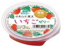 【6個セット】サンコー　やわらか寒天　いちごゼリー110g 【夏季限定】【全国一律送料無料】【メール便　ポスト投函】