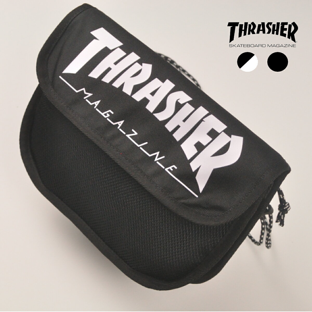 【期間限定全品最大10％オフ】【送料無料】THRASHER スラッシャー ショルダーポーチ ショルダーバッグ ネックポーチ ポーチ メンズ レディース THR-170