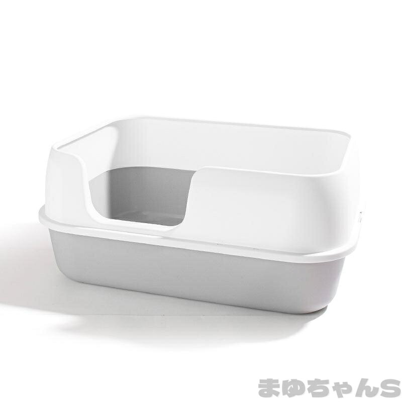 い 猫トイレ 大きめ 深め 小型 大型 猫 トイレ 広々サイズ 四角 におい対策 猫砂 ...