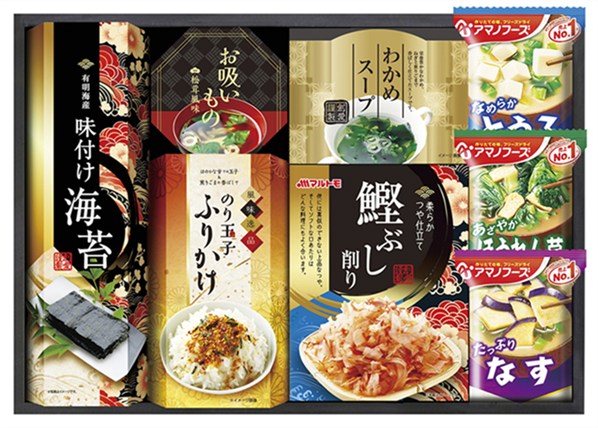 樂天商城 - アマノフリーズドライみそ汁＆食卓詰合せ AMS-30