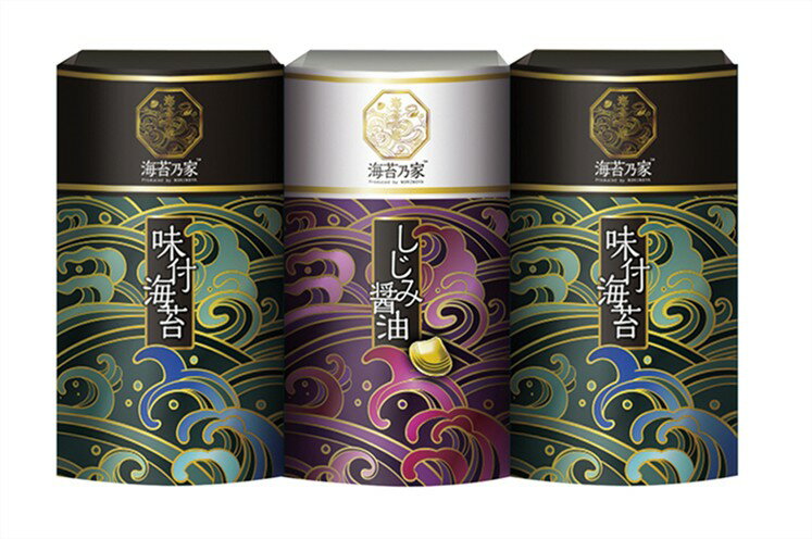 乐天商城 - 海苔乃家 有明味くらべ 海苔詰合せ3本 NNY-AE2