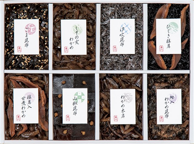 樂天商城 - 廣川昆布 御昆布 8品佃煮詰合せ（KB‐30） 200-45